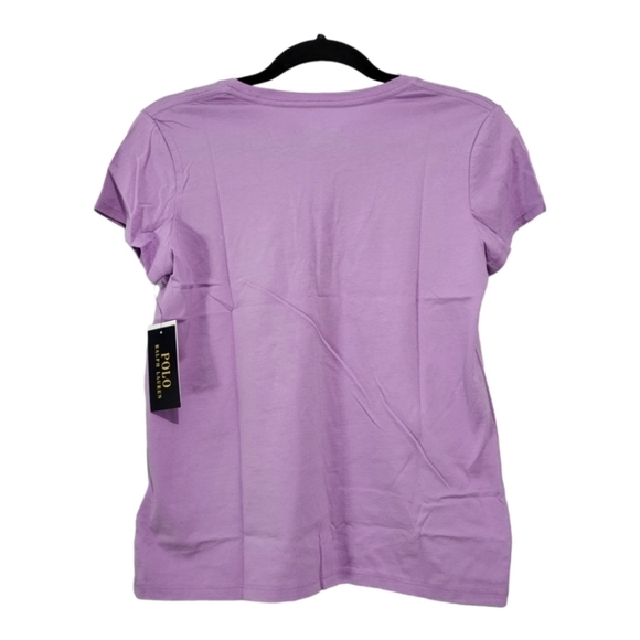 Polo By Ralph Lauren Girls Purple Tshirt Size XL(16) - Picture 3 of 7